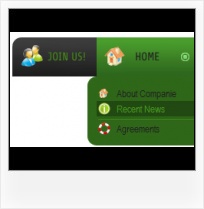 Mouseover Drop Down Menu Javascript Web 3d Transparent Buttons
