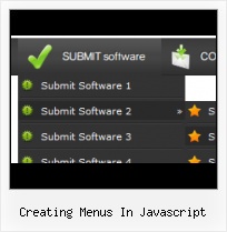 Expandable Sub Menu Javascript Graphic Click Buttons