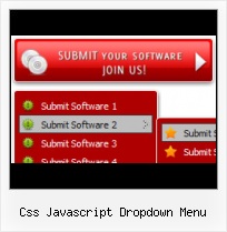 Javacripts Vertical Slide Drop Menu Web Site Buttons Silver