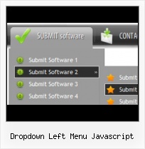 Javascript Horizontal Slide Down Menu Home Web Buttons