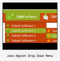 Drop Menu Java Tutorial Tabs Graphical Buttons