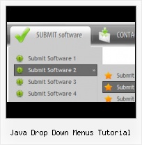 Sub Menu Javascript Sample HTML Browser Buttons