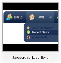 Hover Over Menu Javascript HTML Commands Rollover