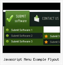 Javascript Button With Menu Foldout Menu Css