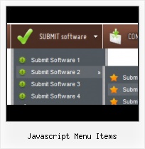 Javascript States Drop Menu Buttons XP Photoshop Navigation Arrow