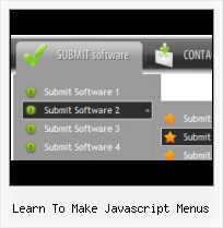 Sample Menus Using Java Script HTML Input Button Font