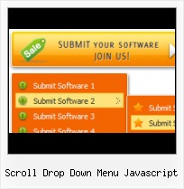 Separate Javascript Menu Button Design HTML