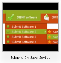 Horizontal Submenu With Javascript Tutorial Web Page Bar Graphics