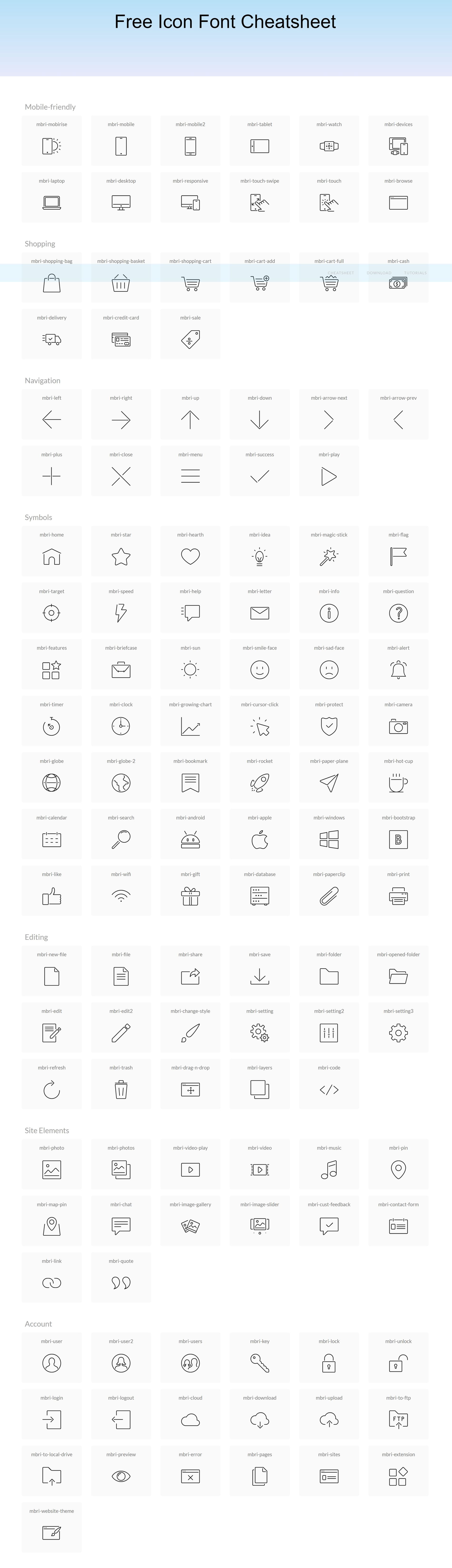 Create Icon Fonts