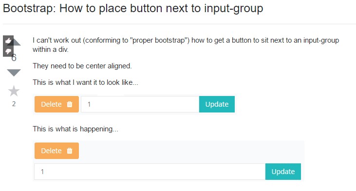  The ways to place button  upon input-group