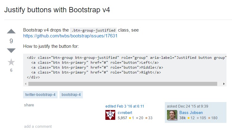  Support buttons  utilizing Bootstrap v4