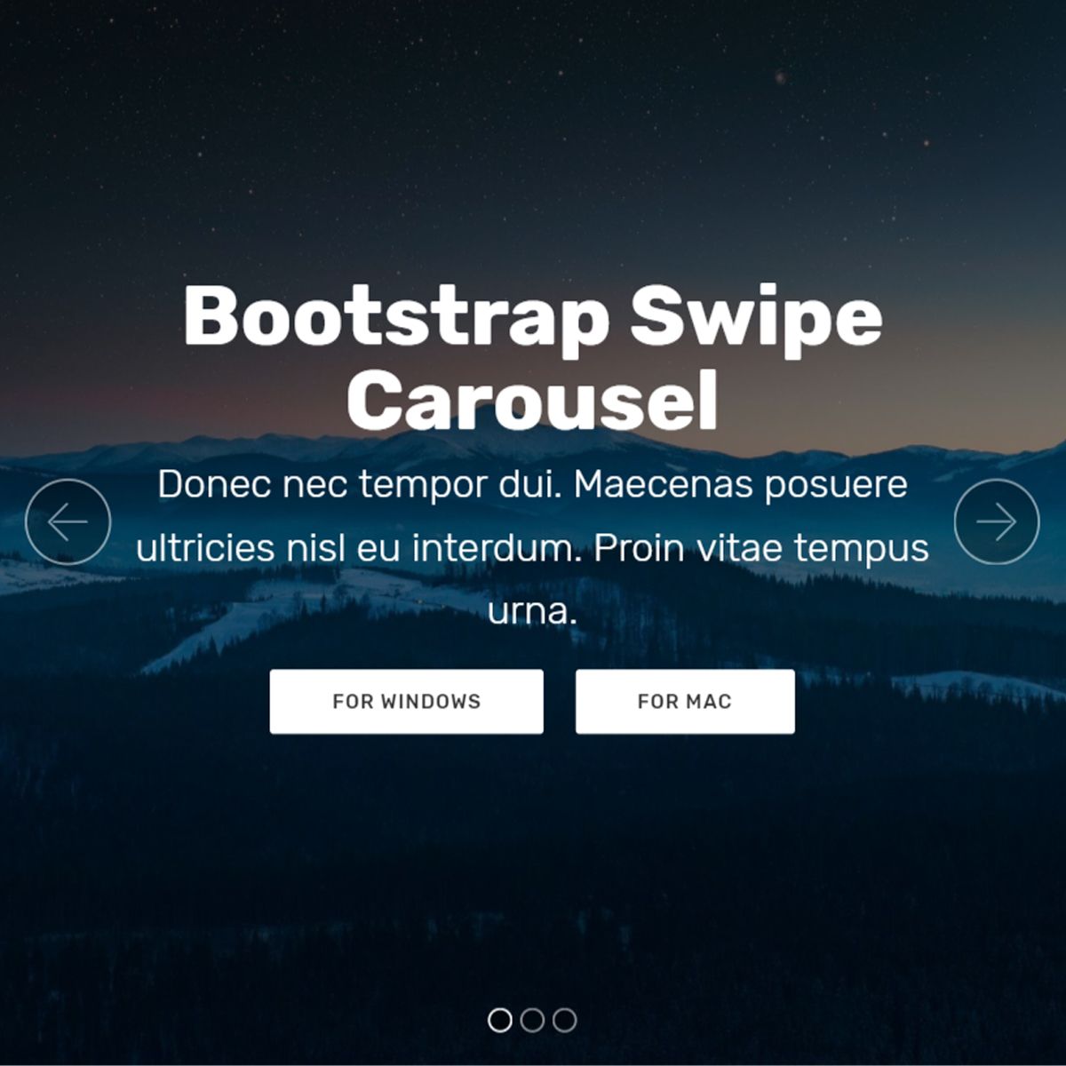 Responsive Bootstrap Image Slideshow