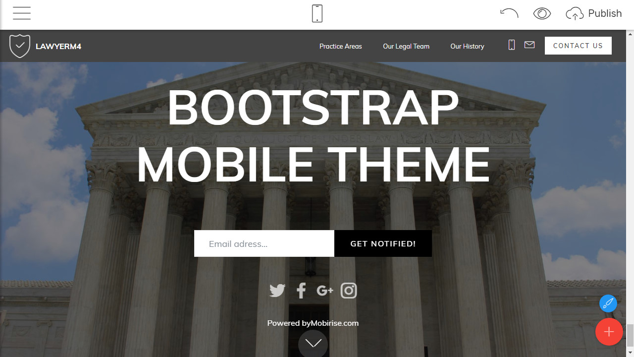 Responsive Webpage Template