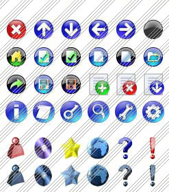 Icon Vista XP Download Javascript Button Collapsible Menus
