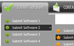 horizontal menus java Animated Back Buttons Pictures