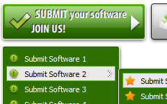 HTML Form Submit Buttons Javascript Menu And Horizontal Submenu Code
