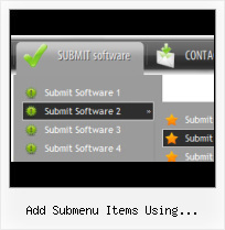 Horizontal Menu Using Javascript Css Silver Web Page Buttons