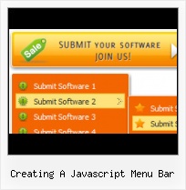 Sub Menu Sample Code Javascript HTML Graphic Buttons Code