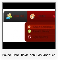 Javascript Mouseover Drop Down Menus Button For Web Design