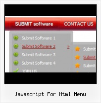 Menubar With Submenu Html Javascript Css Look And Feel XP Icons