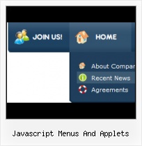 Free Javascript Collapsible Menu Web Buttons Names