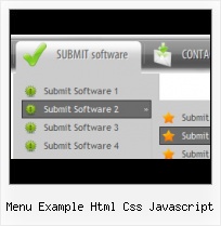 Create Javascript Submenu Web Page Home Button